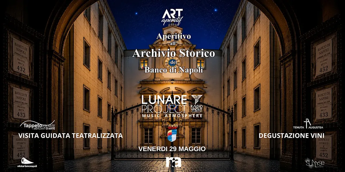 🍷 Aperitivo serale al Cartastorie: visita guidata, vini e musica nell&rsquo;Archivio Storico del Banco di Napoli
