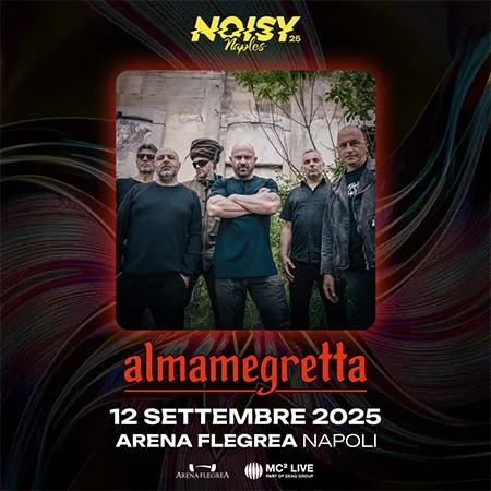 Almamegretta live al Noisy Naples 2025: il tour estivo arriva all'Arena Flegrea