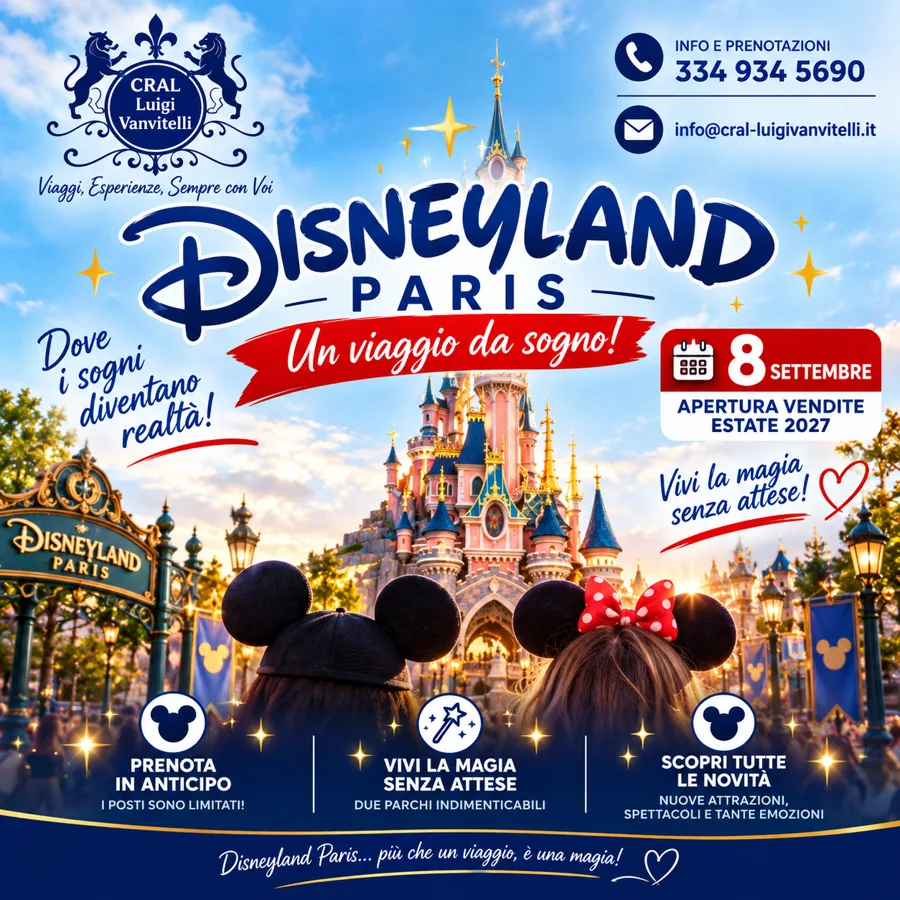 🏰✨ DA OGGI SI PRENOTA LA MAGIA! ✨