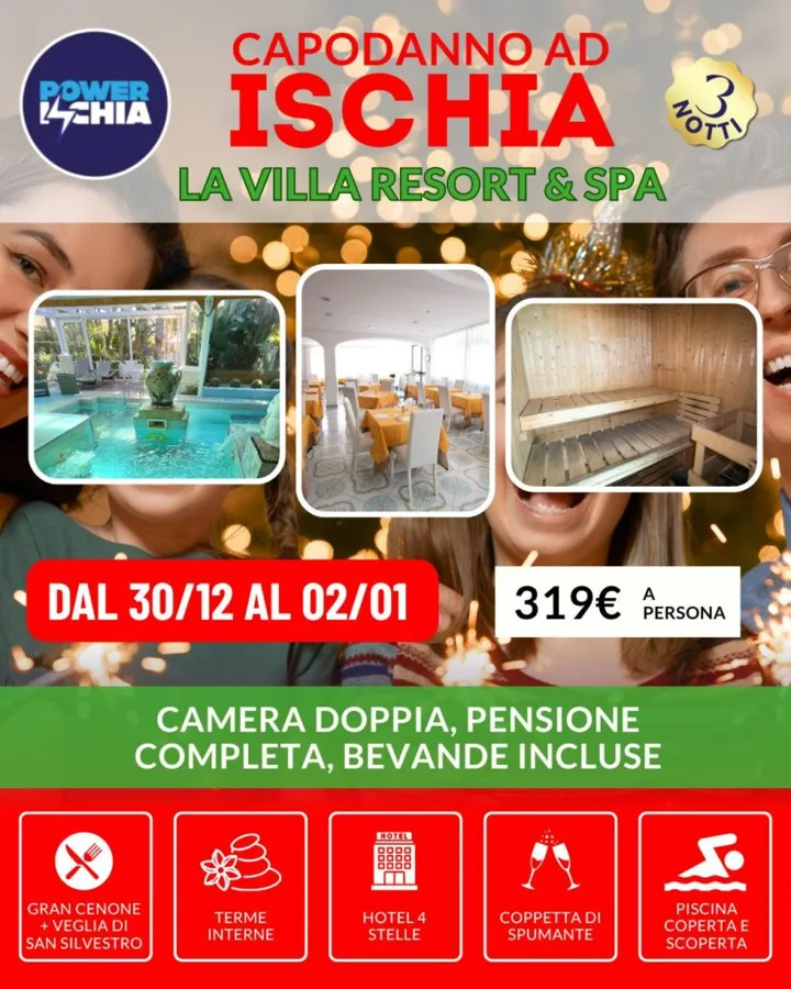 Capodanno Ischia - Ultimissime disponibilit&agrave; in Resort