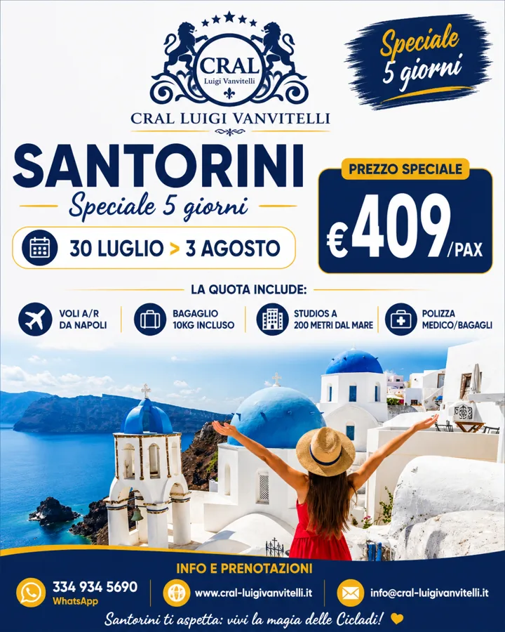 🔥 OFFERTISSIMA SANTORINI 🔥
