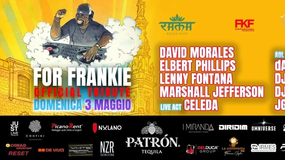 🎧 A Napoli &ldquo;For Frankie&rdquo;: David Morales e i grandi della House per omaggiare Frankie Knuckles