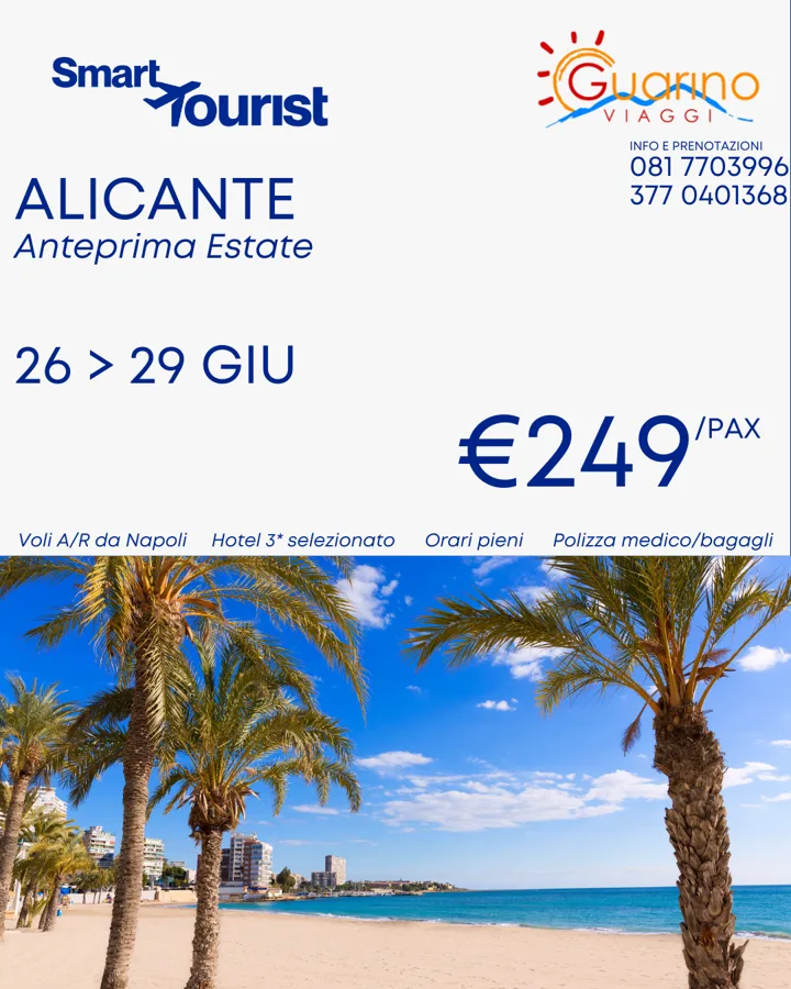 ☀️ ANTEPRIMA ESTATE: ALICANTE TI ASPETTA! ☀️