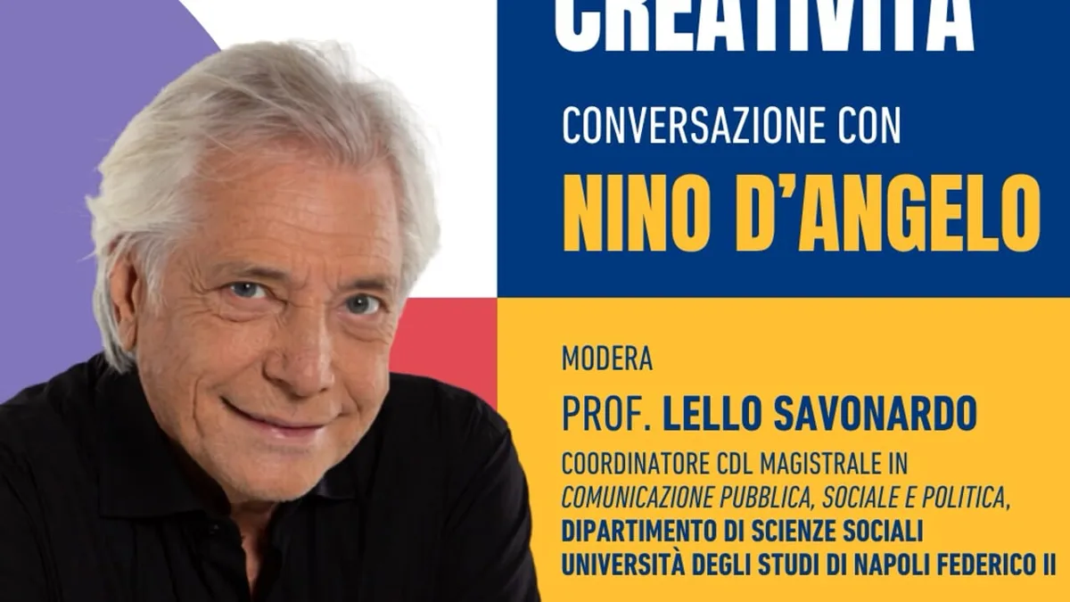 🎶 Federico II, Nino D&rsquo;Angelo ospite de &ldquo;I Linguaggi della Creativit&agrave;&rdquo;
