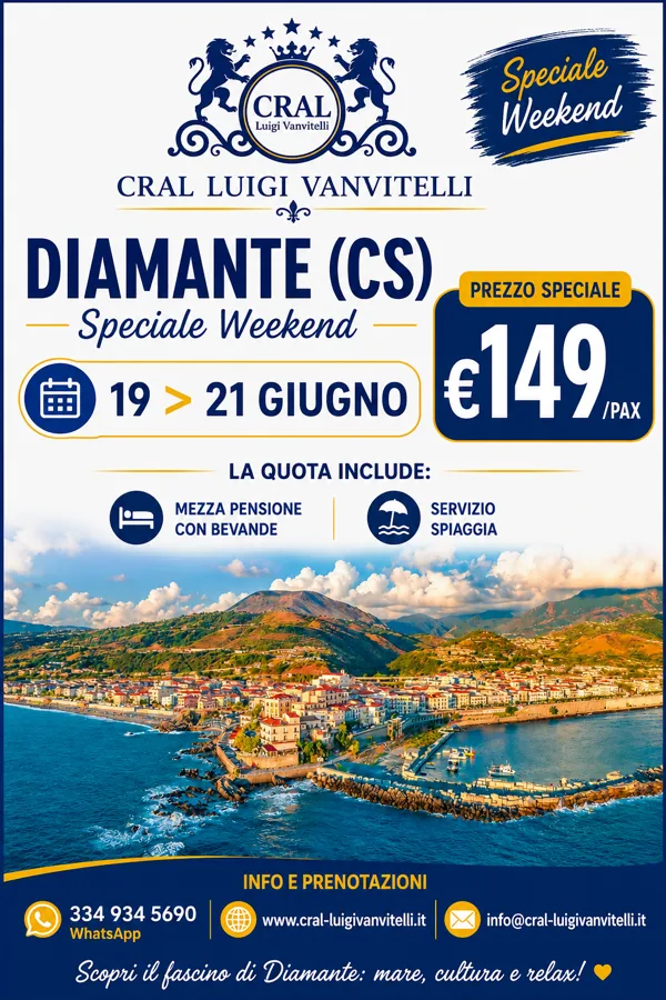 🌊☀️ SPECIALE WEEKEND A DIAMANTE ☀️🌊