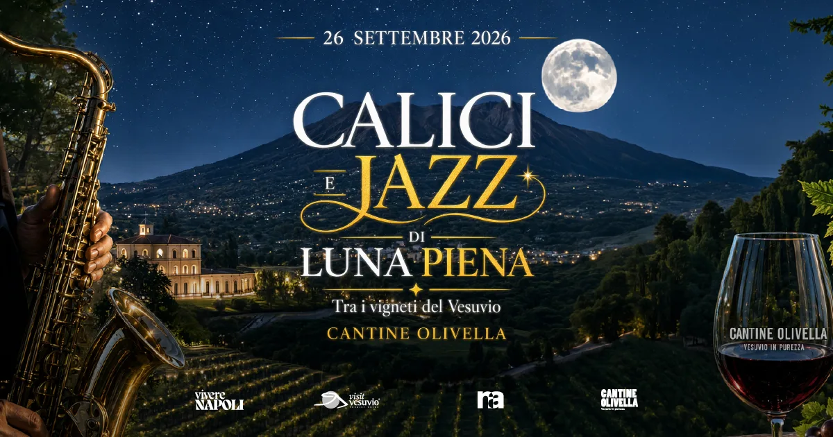 🍷 Calici e Jazz di Luna Piena: degustazioni, musica e osservazione delle stelle tra i vigneti del Vesuvio