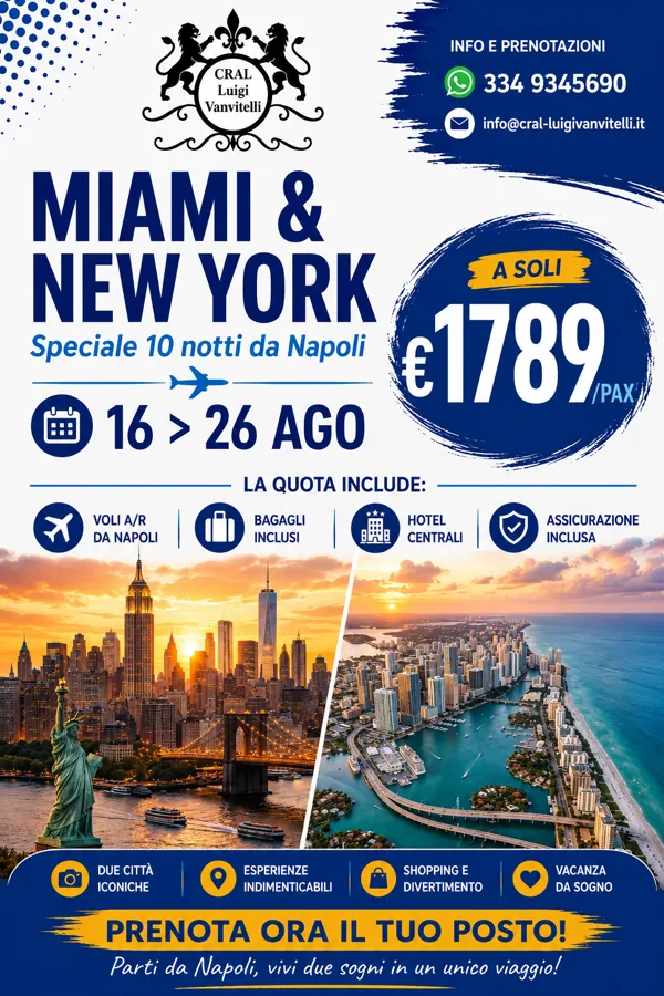 🗽🌴 NEW YORK & MIAMI: DUE SOGNI, UN SOLO VIAGGIO!🌴🗽