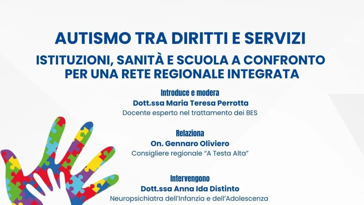 🧩 Autismo, diritti e servizi: incontro pubblico a Pastorano