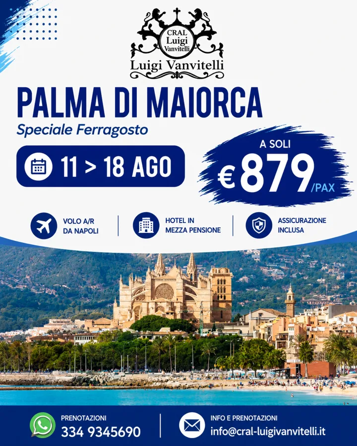 ☀️🌴 SPECIALE FERRAGOSTO A PALMA DI MAIORCA 🌴☀️