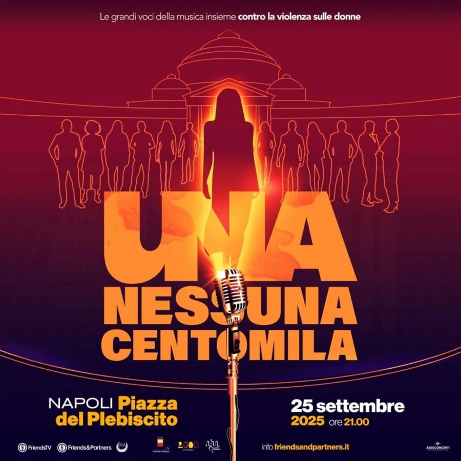 🎶 Una Nessuna Centomila: a Napoli l&rsquo;evento simbolo contro la violenza sulle donne