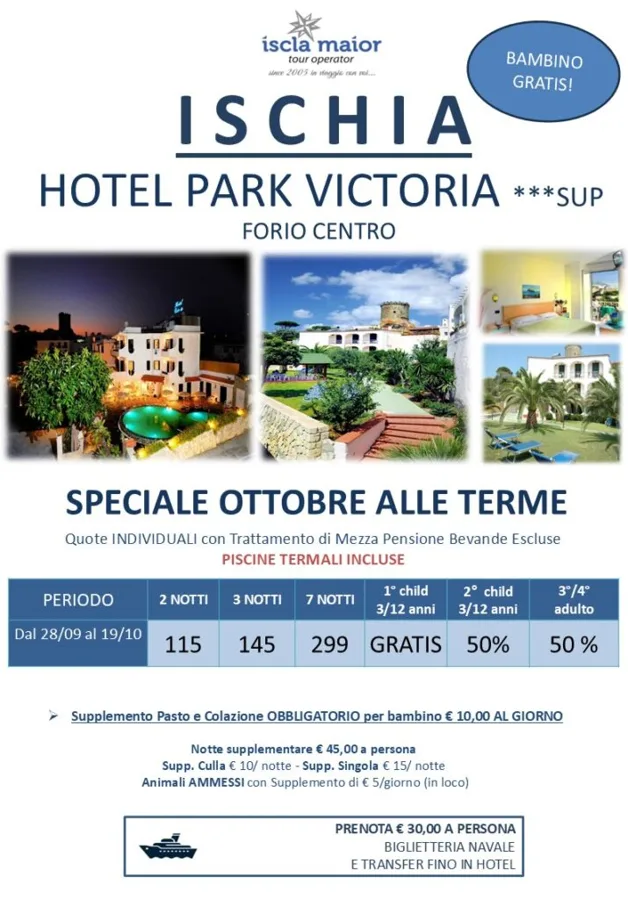 ISCHIA - SPECIALE OTTOBRE ALLE TERME
