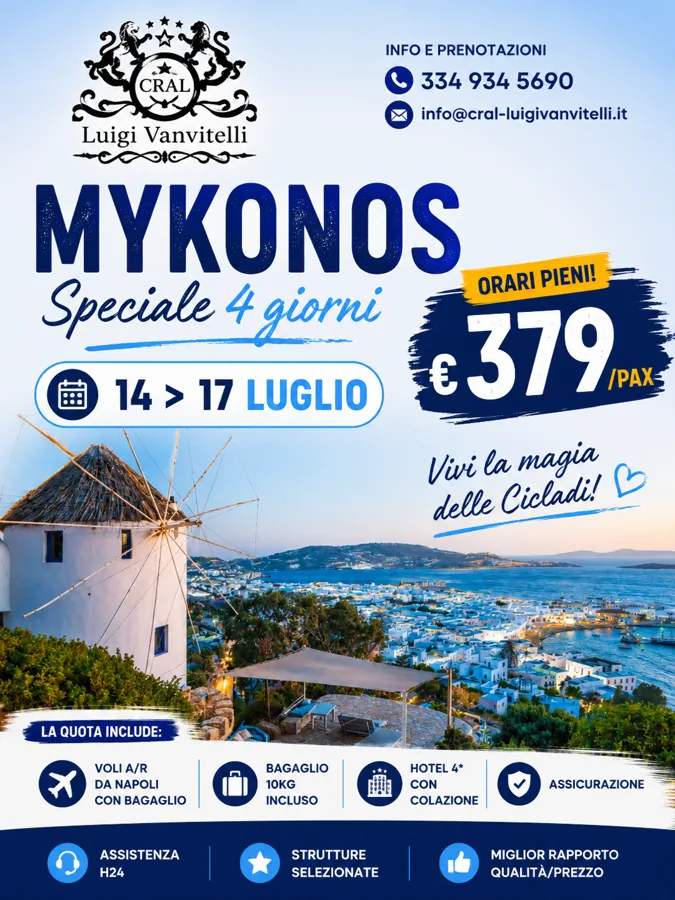 🔥 OFFERTISSIMA MYKONOS 🔥