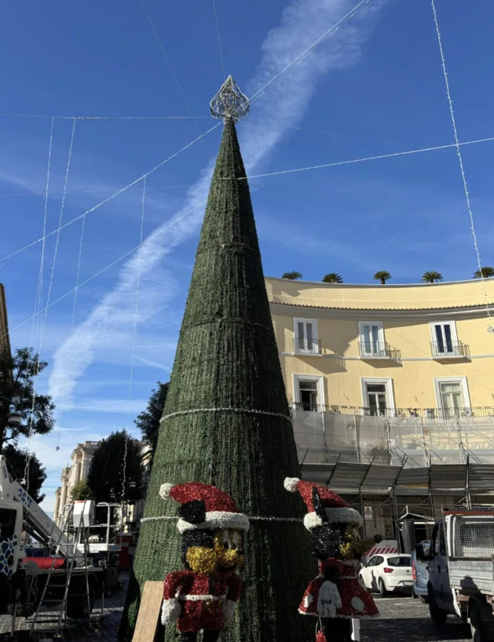 ✨ Caserta accende il Natale: il grande albero, i concerti e il &ldquo;bosco incantato&rdquo; alla Flora