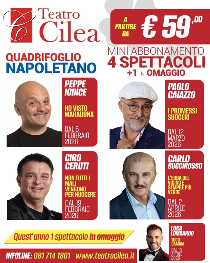 Abbonamento Quadrifoglio - Teatro Cilea