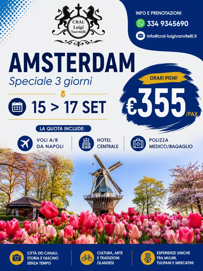 AMSTERDAM A &euro;355? SI PARTE!