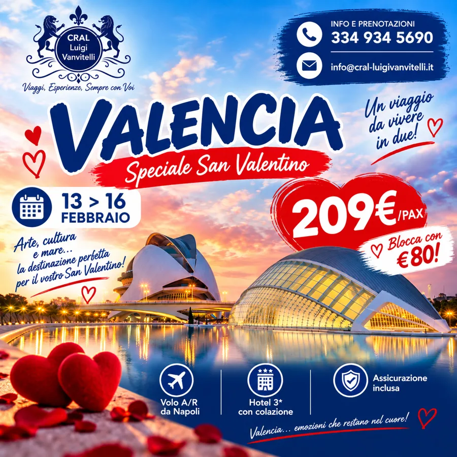 💘✨ SPECIALE SAN VALENTINO A VALENCIA ✨💘
