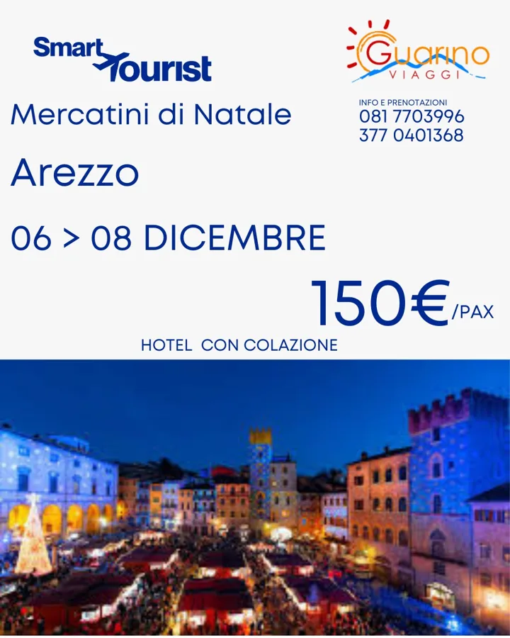 ✨ Mercatini di Natale ad Arezzo: vivi la magia!