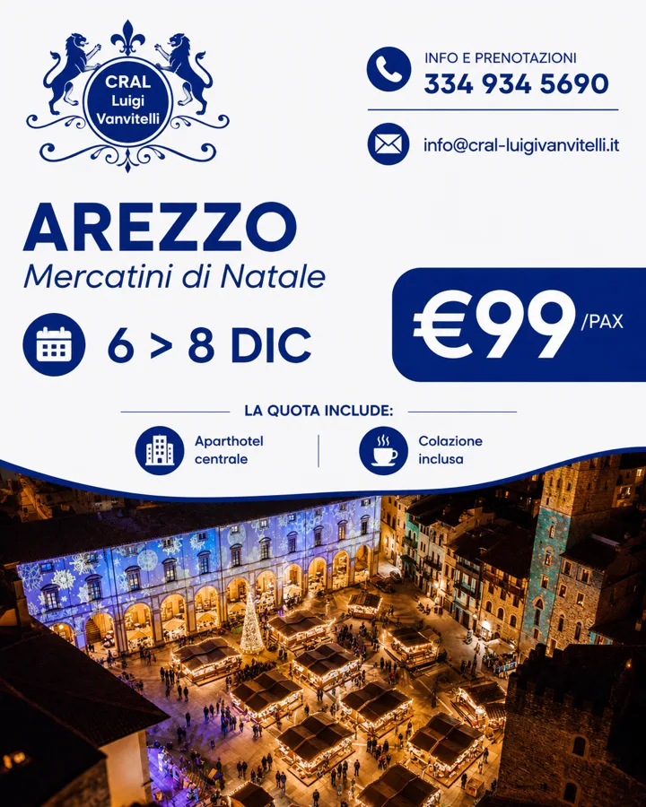 🎄 MERCATINI DI NATALE AD AREZZO 🎄