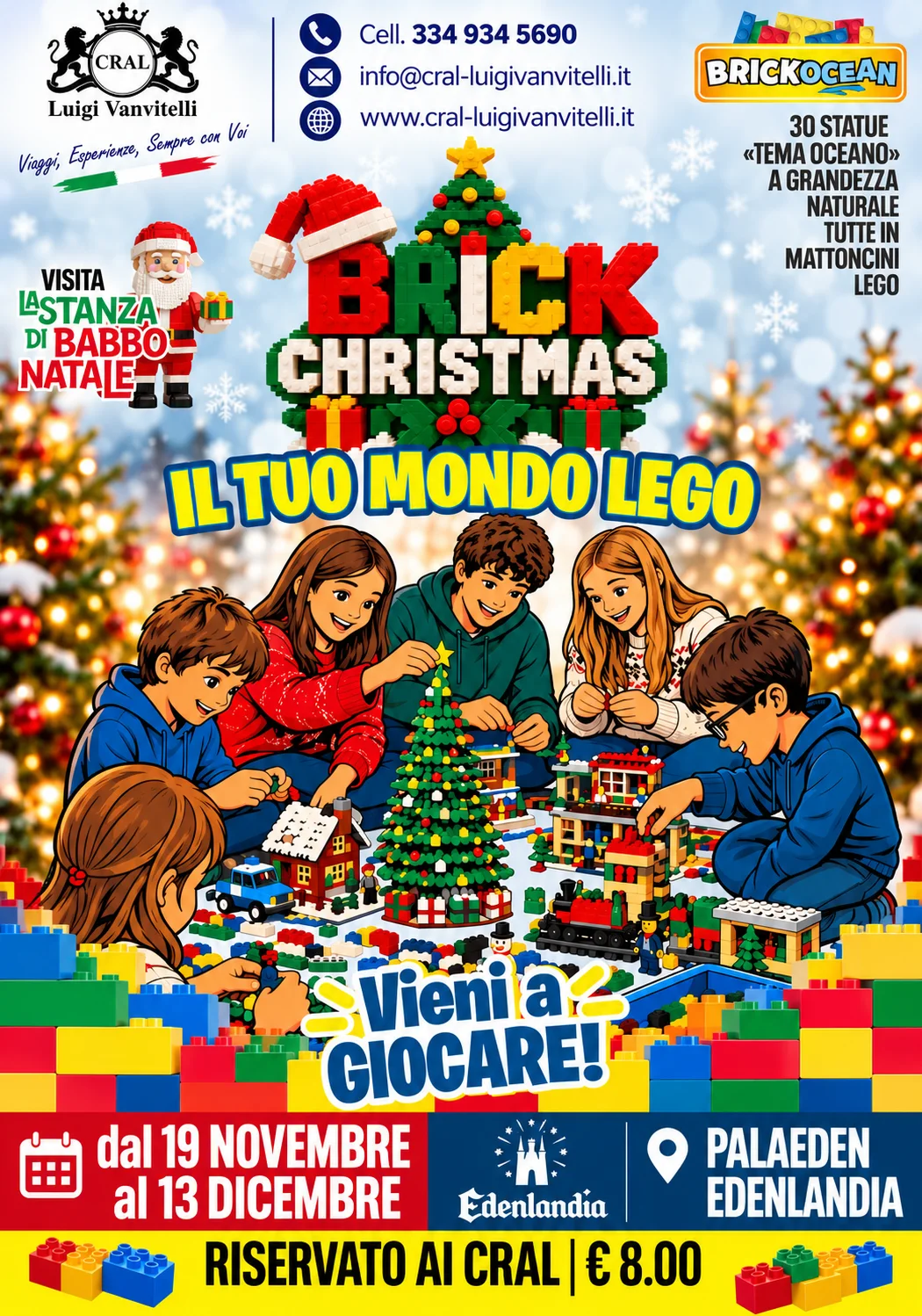 Natale in mattoncini LEGO al CRAL