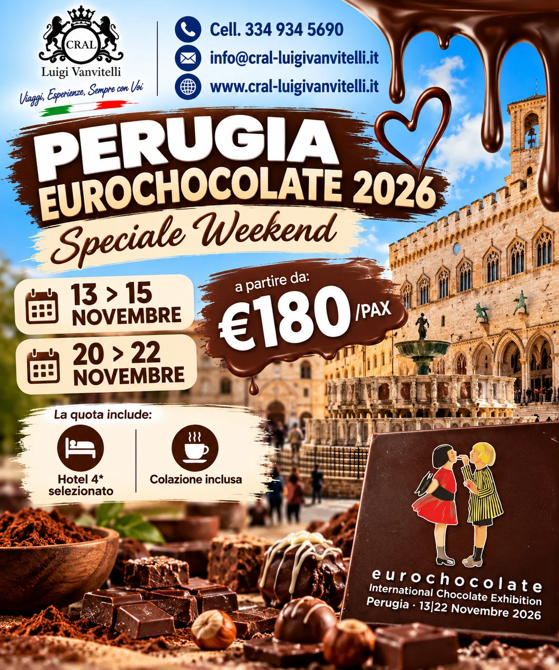🍫🍂 SPECIALE EUROCHOCOLATE 2026 A PERUGIA! 😍✨