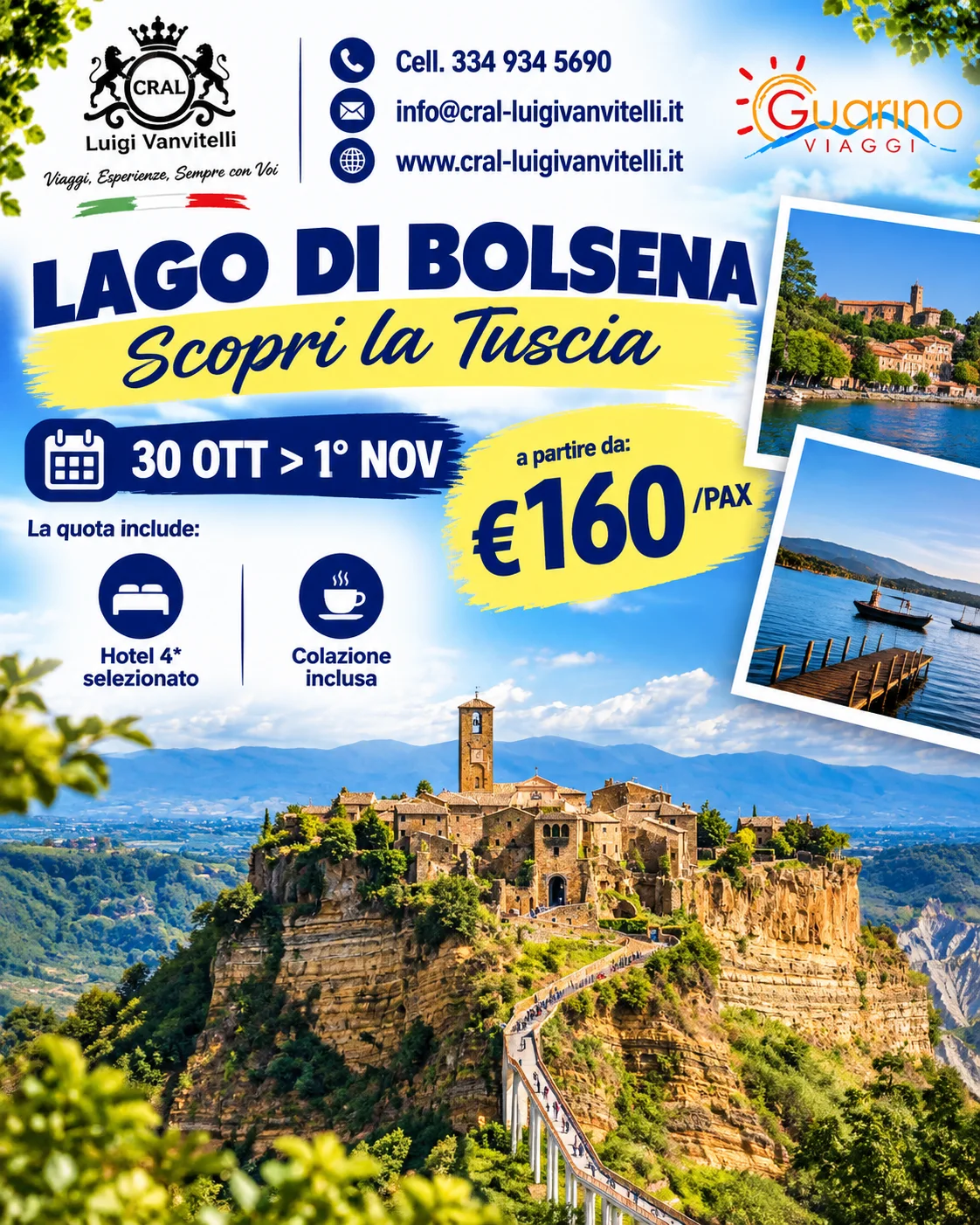 🍂🏞️ SCOPRI LA TUSCIA &ndash; WEEKEND SUL LAGO DI BOLSENA! ✨