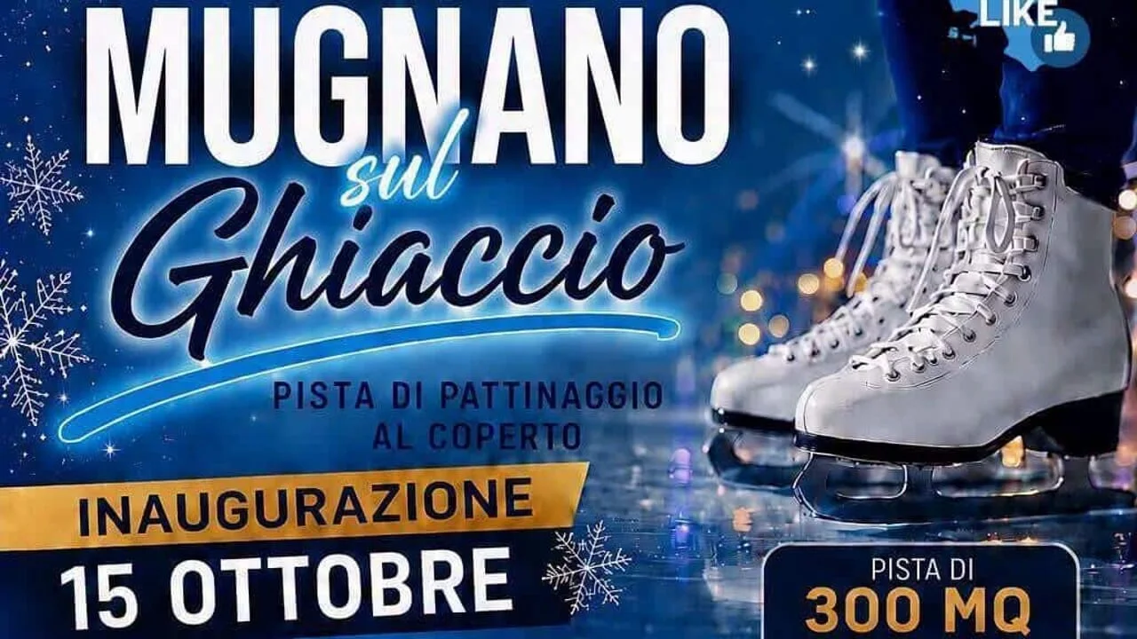 ⛸️ Mugnano sul Ghiaccio 2026: torna la grande pista di pattinaggio con giochi, spettacoli e divertimento per tutta la famiglia
