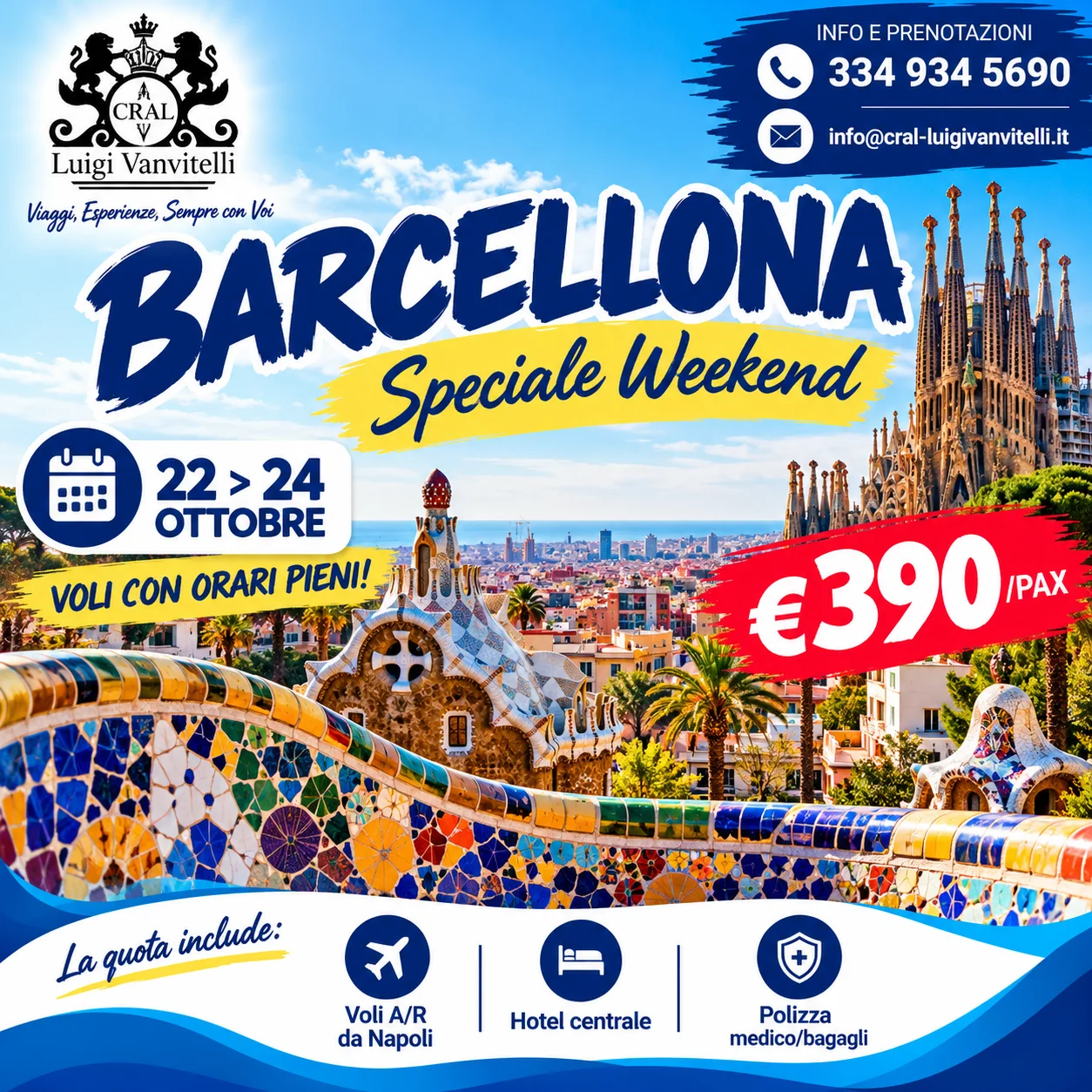 Weekend a Barcellona tra mosaici e Gaud&iacute; (1)