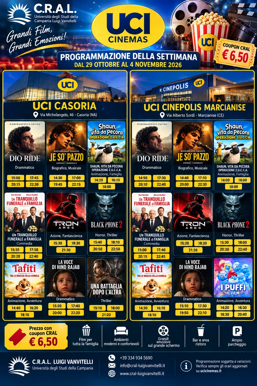 Programmazione UCI_ Grandi Emozioni al Cinema