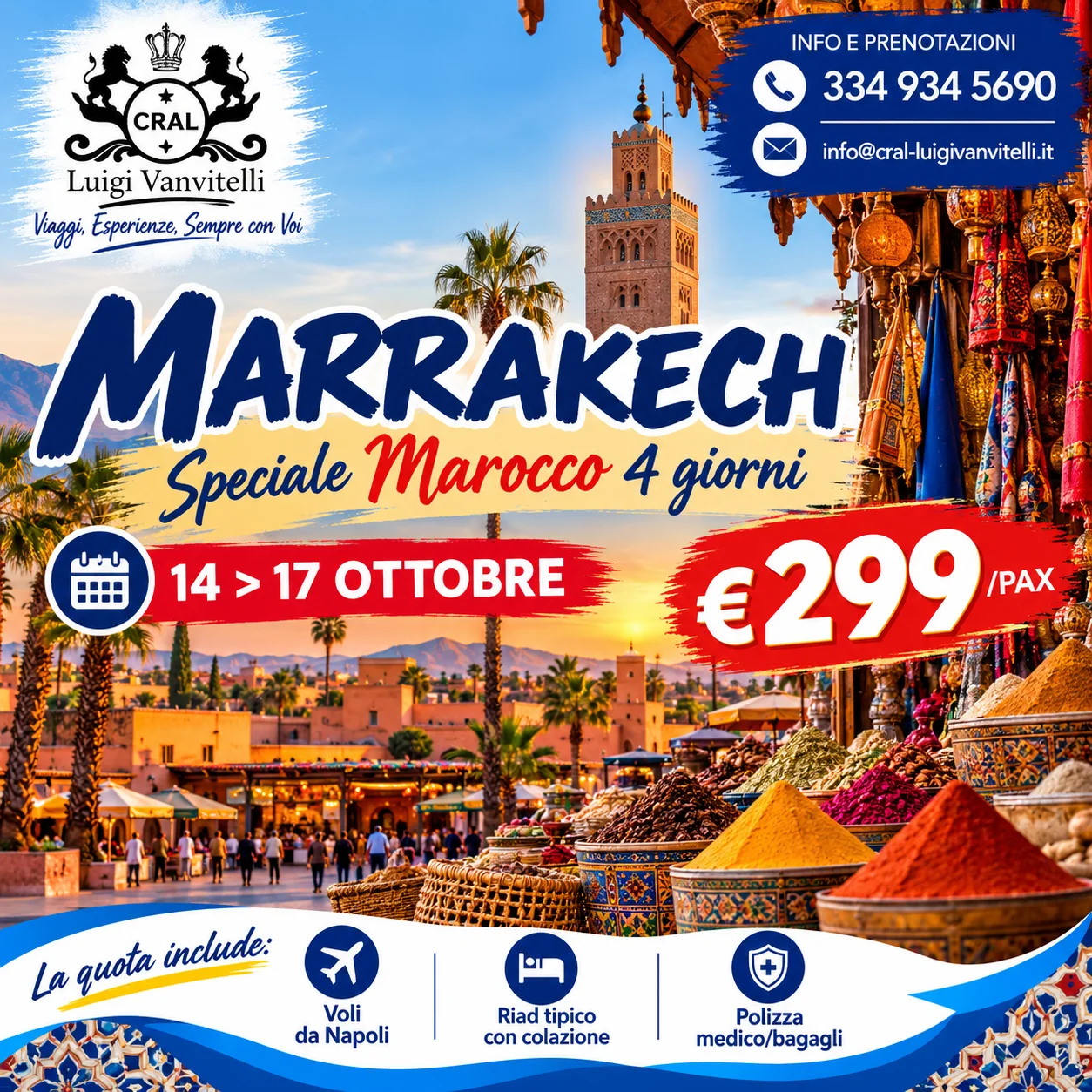 🇲🇦✨ SPECIALE MAROCCO &ndash; 4 GIORNI A MARRAKECH! 🕌🌴