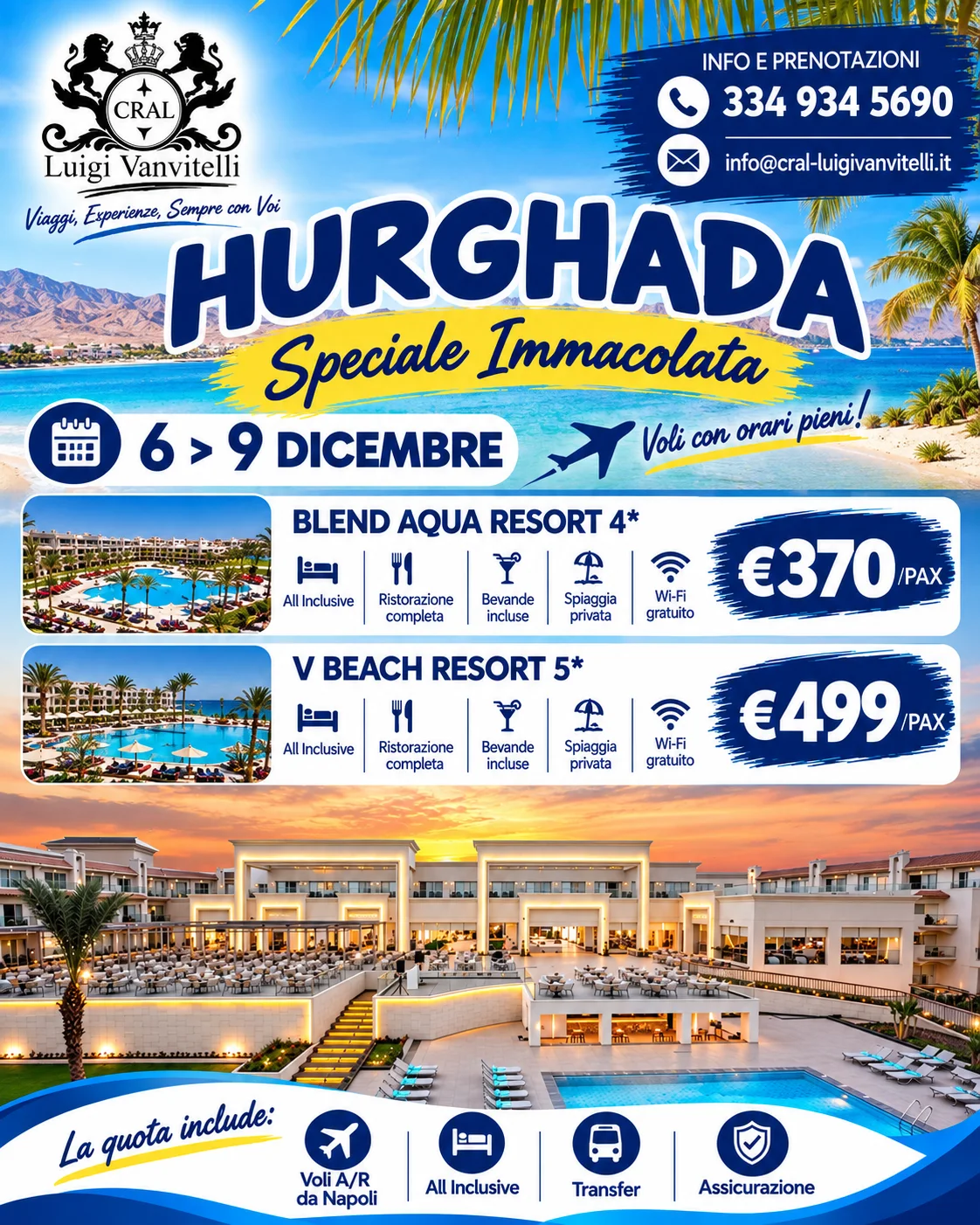 Hurghada_ Speciale Immacolata al Resort