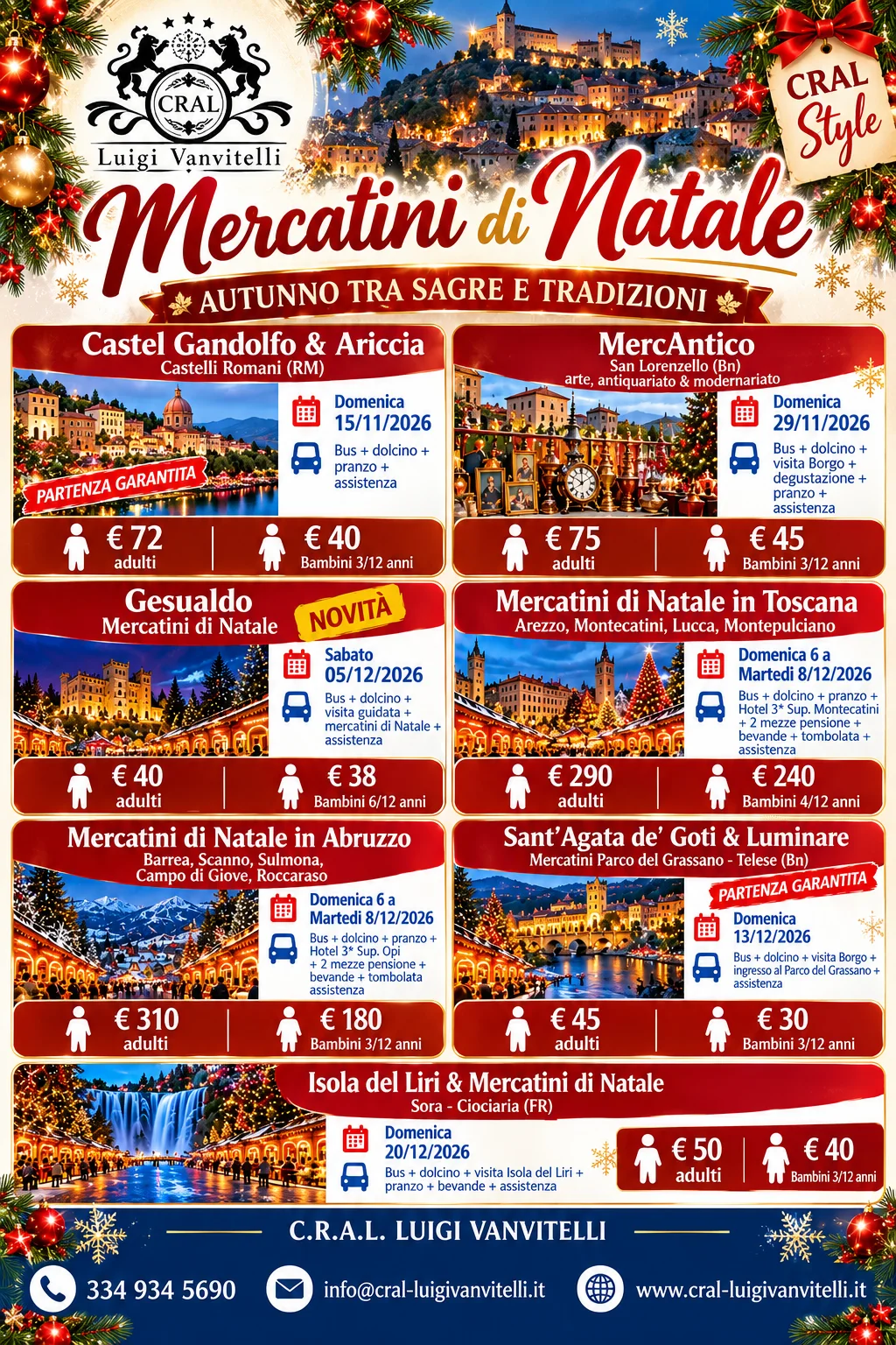 Mercatini di Natale_ Tour Festivi in Italia