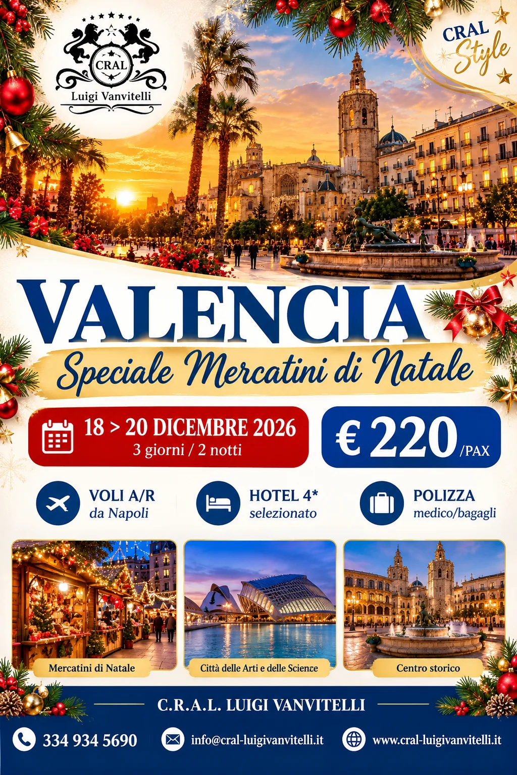 🎄 Speciale Mercatini di Natale a Valencia!