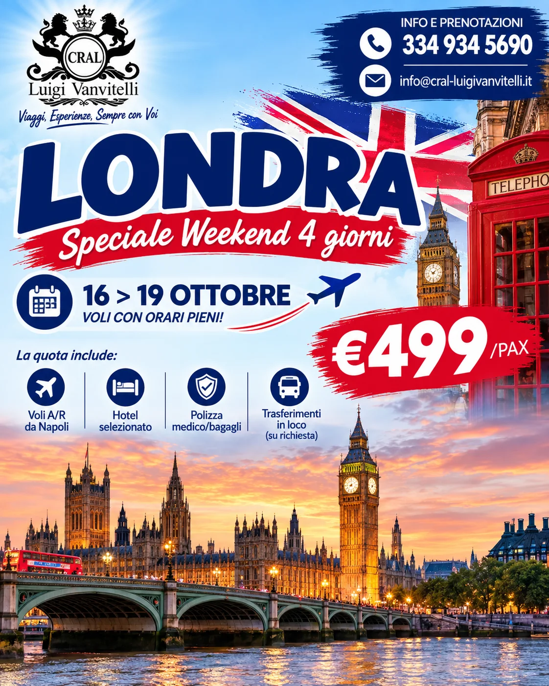 Weekend a Londra con CRAL